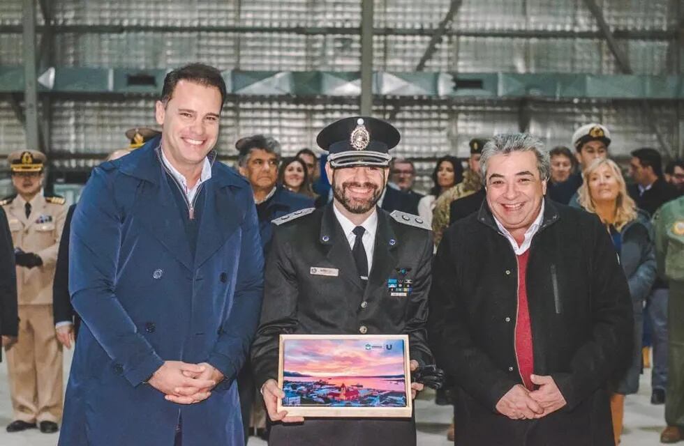 Acto en Ushuaia por un nuevo aniversario de la creación de la Policía de Seguridad Aeroportuaria