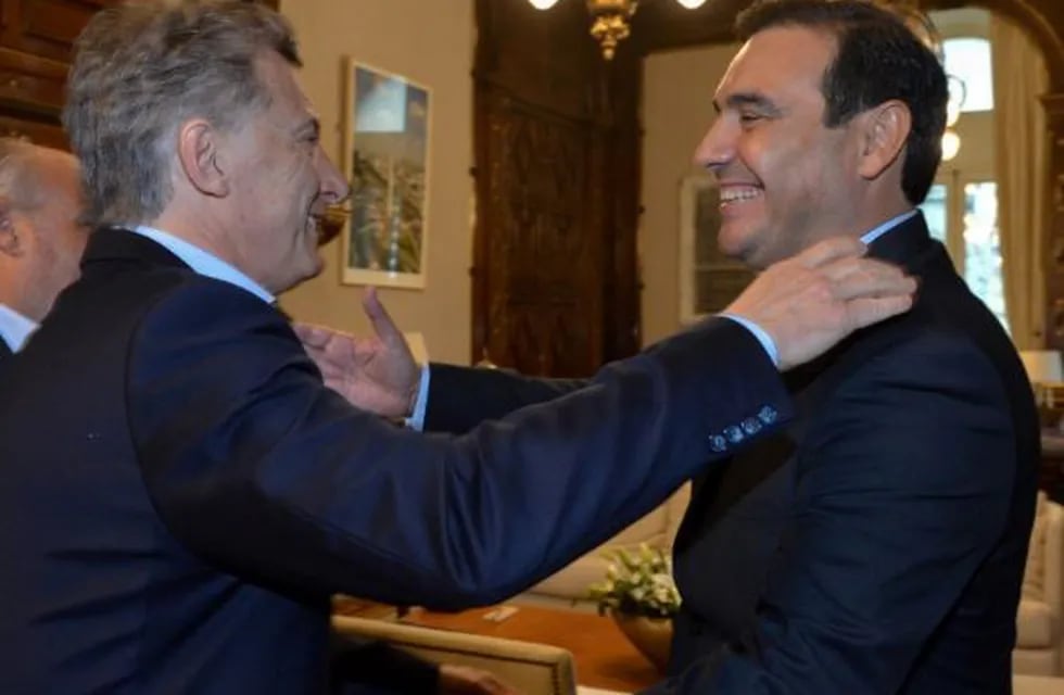 Valdés y Macri en la reunión de Gabinete Ampliada