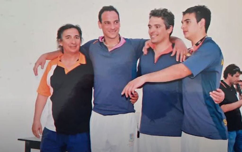 Los Villegas: Eduardo, Gabriel, Jorge y Alfredo.