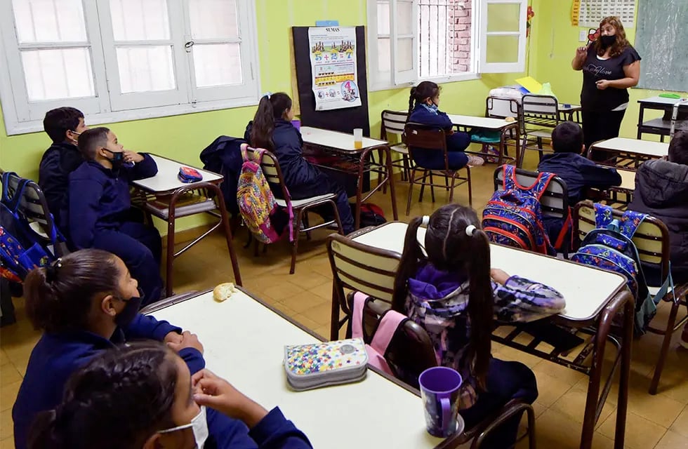 Ingreso a la primaria: en septiembre son las inscripciones para primer grado.
Foto: Orlando Pelichotti / Los Andes