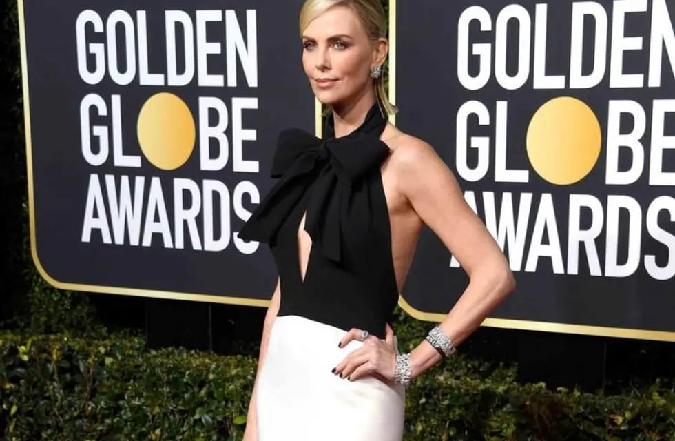 Charlize Theron arrives at the 76th annual Golden Globe Awards at the Beverly Hilton Hotel on Sunday, Jan. 6, 2019, in Beverly Hills, Calif. (Photo by Jordan Strauss/Invision/AP)