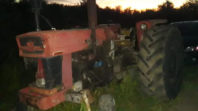 Se habían robado un tractor: fue recuperado