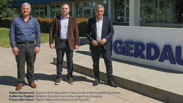 Escuela de Oficios en Pérez: un acuerdo entre Gerdau y la UNR
