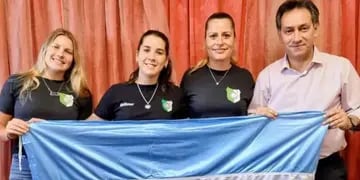 Deportistas de Montecarlo se preparan para la Selección Argentina de Faustball