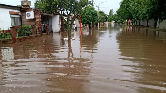 Calles inundadas Punta Alta