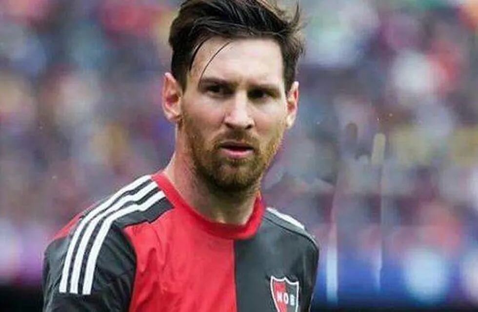 Messi se fue del Barcelona y los hinchas Leprosos sueñan con tenerlo en Rosario.