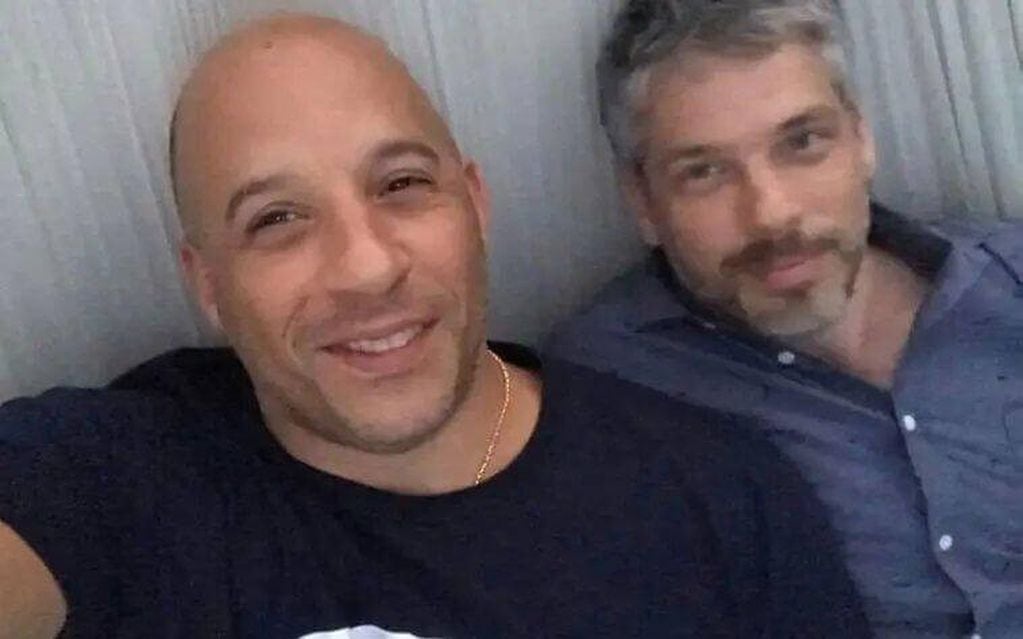 Vin Diesel junto a su hermano Paul (web)