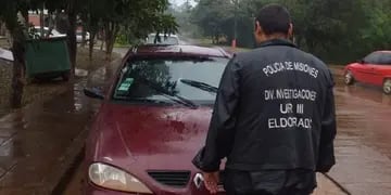 Auto robado en Puerto Iguazú fue encontrado en otra localidad