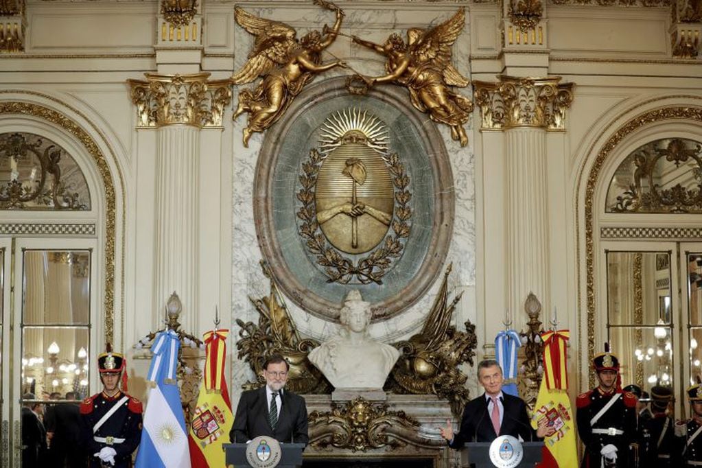 La visita de Mariano Rajoy a Argentina.