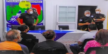 Referentes barriales de Eldorado se reunieron con la policía para debatir cuestiones de seguridad