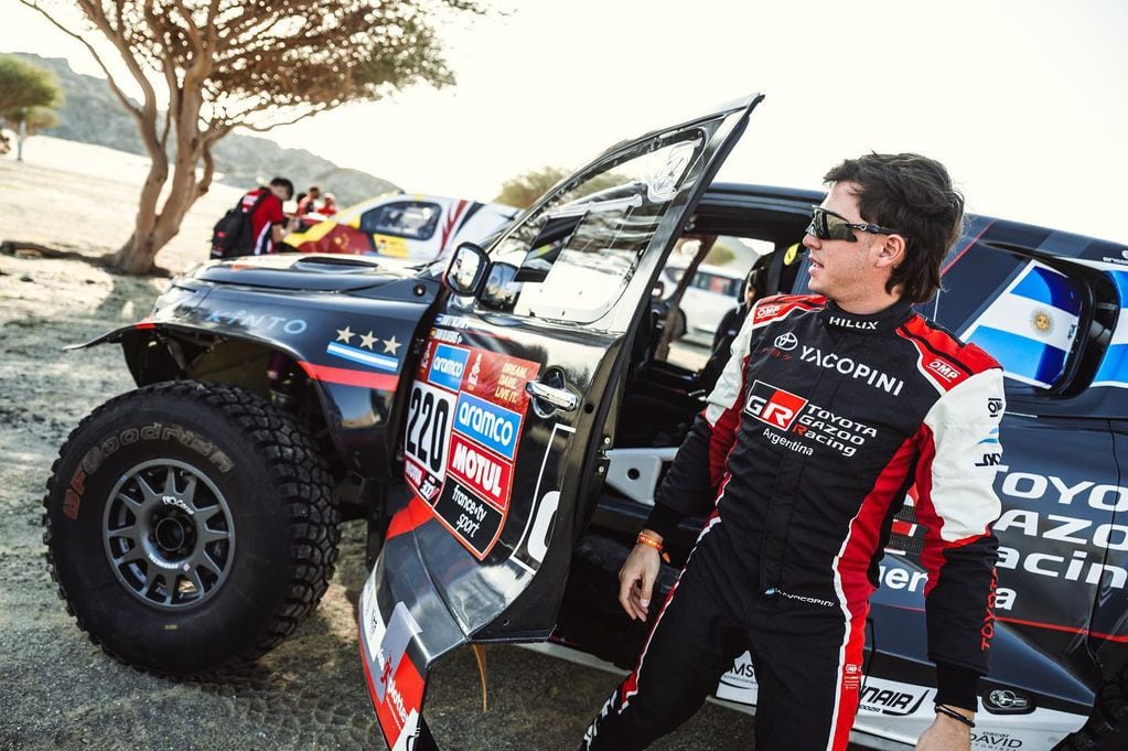 Juan Cruz Yacopini fue octavo y el mejor argentino de la Etapa 2 del Dakar 2023.