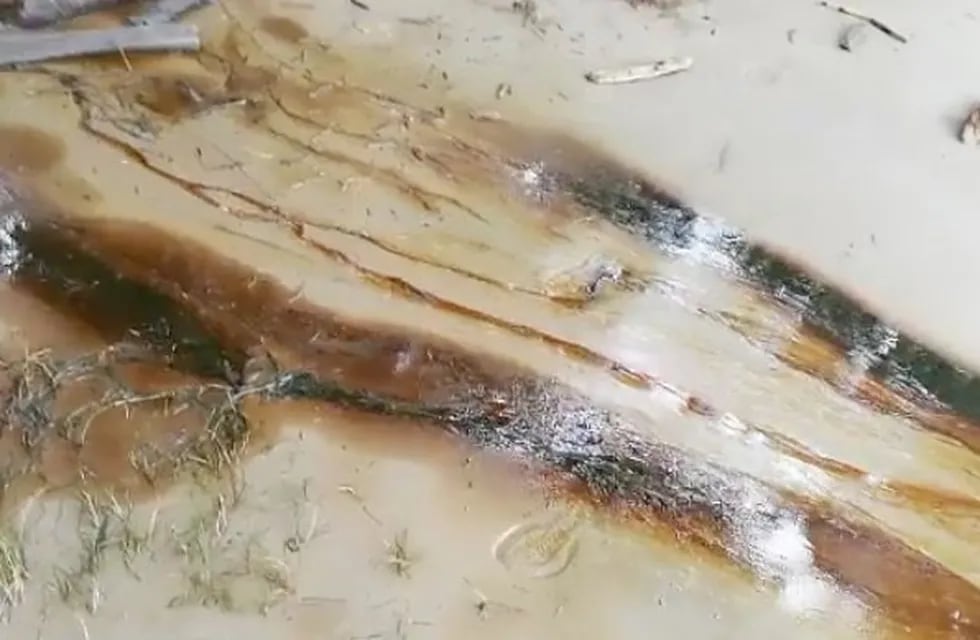 Contaminación en el Río Bermejo. (Captura Video Galean)