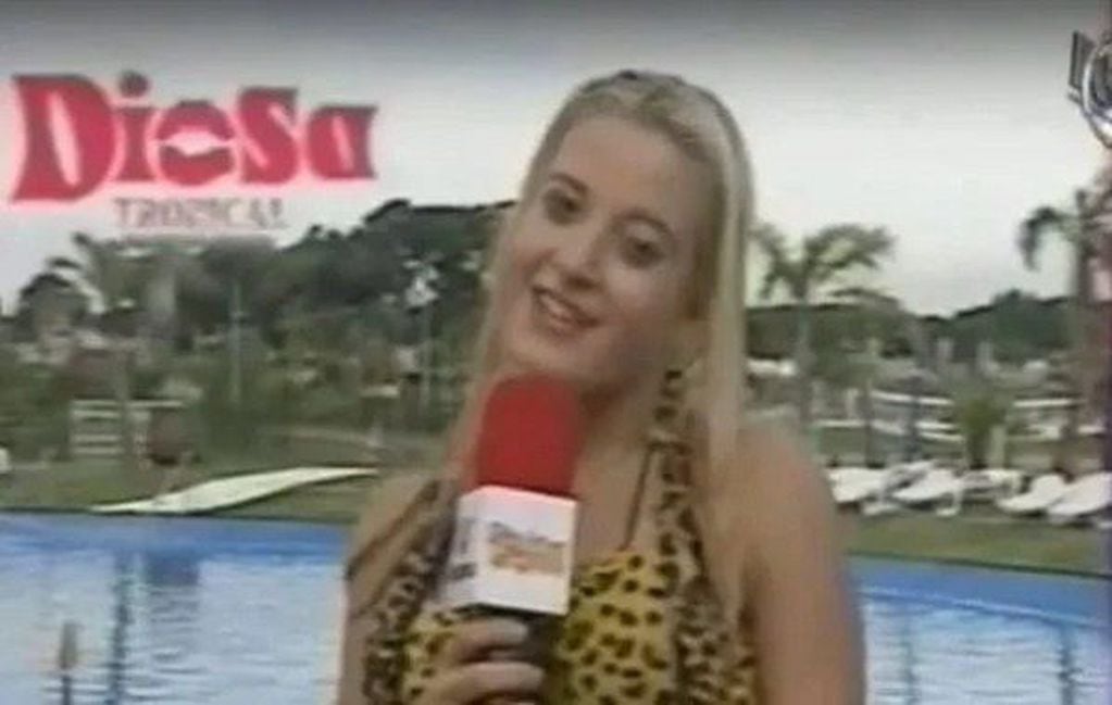 Jésica Cirio en "Pasión tropical" en 1999.