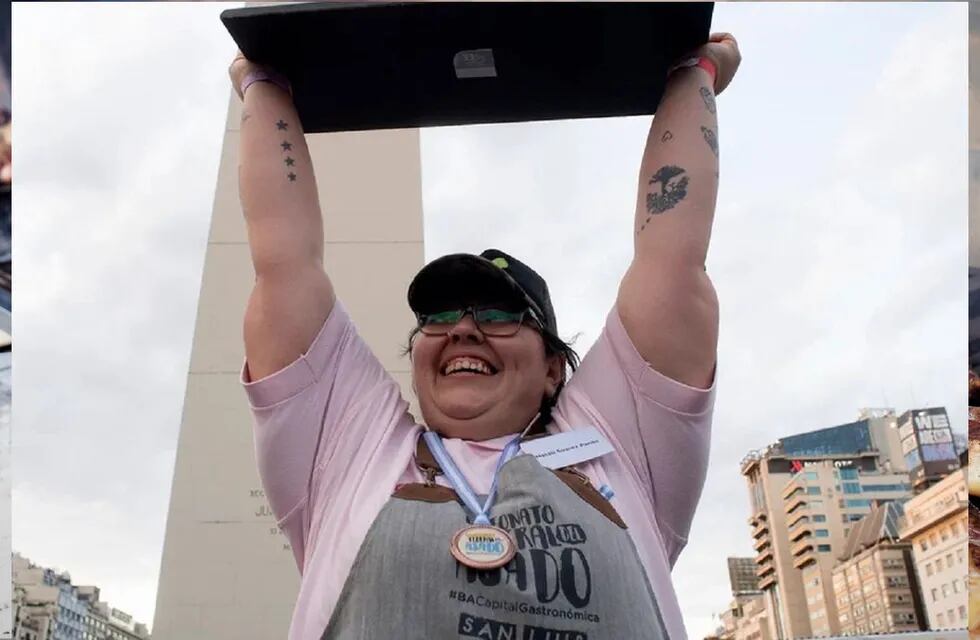 Natalí Suárez Pardo, la puntana que se consagró como la mejor asadora del país.