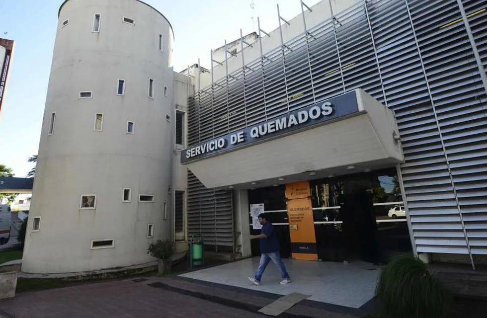 Córdoba. La mujer está internada en el Instituto del Quemado (La Voz/Archivo).