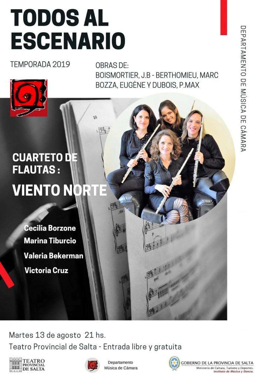 Cuarteto de Flautas "Viento Norte" (Teatro Provincial)