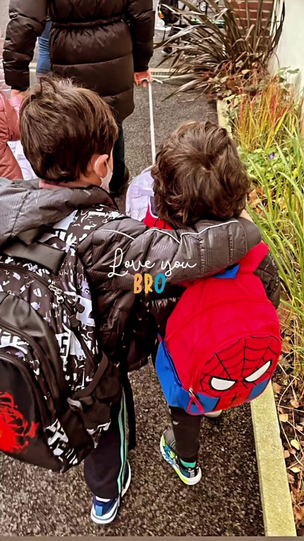 El Benjamín de la familia Messi es fanático de Spiderman.