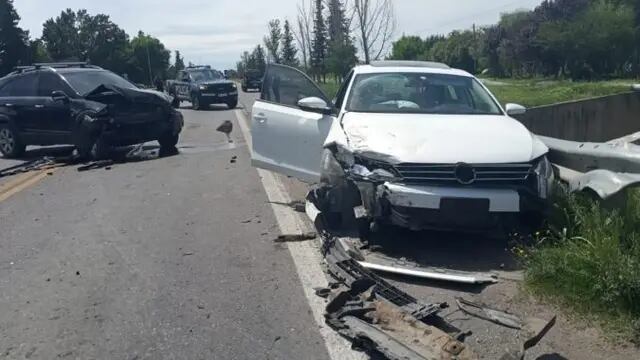 Accidente vial sobre ruta 40