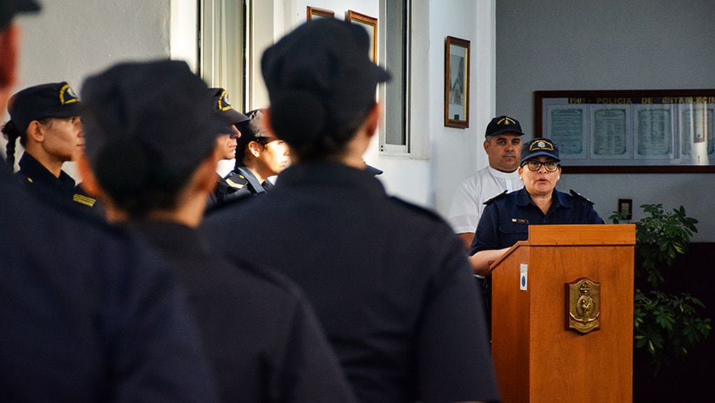 Puerto Belgrano: acto de egreso en la Policía de Establecimientos Navales