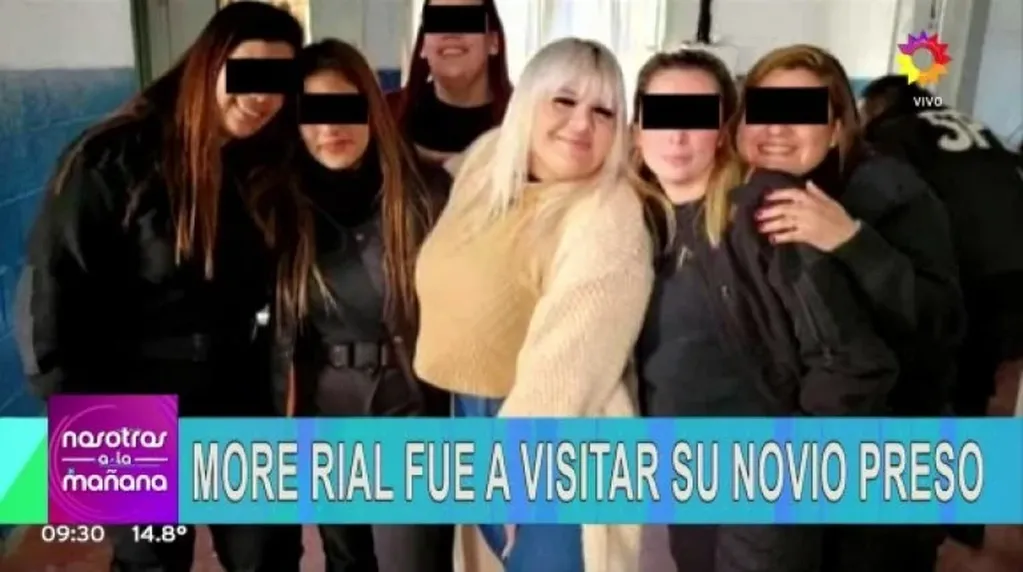 Morena Rial fue a visitar a su novio preso