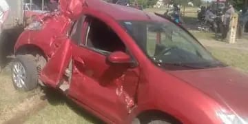 Belgrano Cargas chocó un vehículo