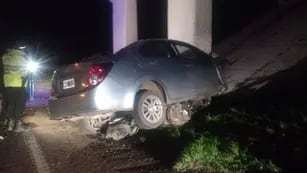 Falleció un policía que chocó en la Autopista Rosario-Santa Fe