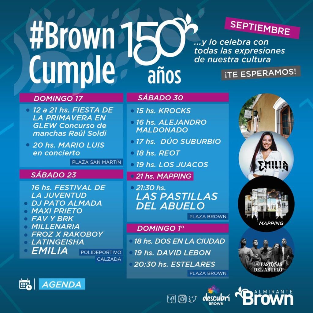 Emilia Mernes dará un show gratis en Almirante Brown: cuándo y dónde se presenta