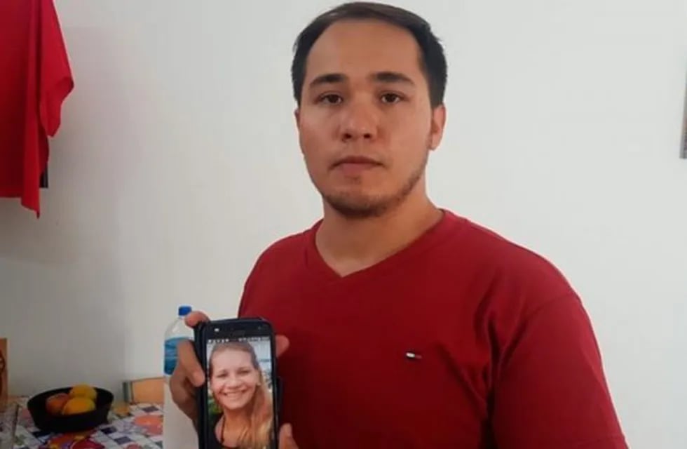 David, hijo de la cordobesa muerta en Ecuador. Marzo 2020.