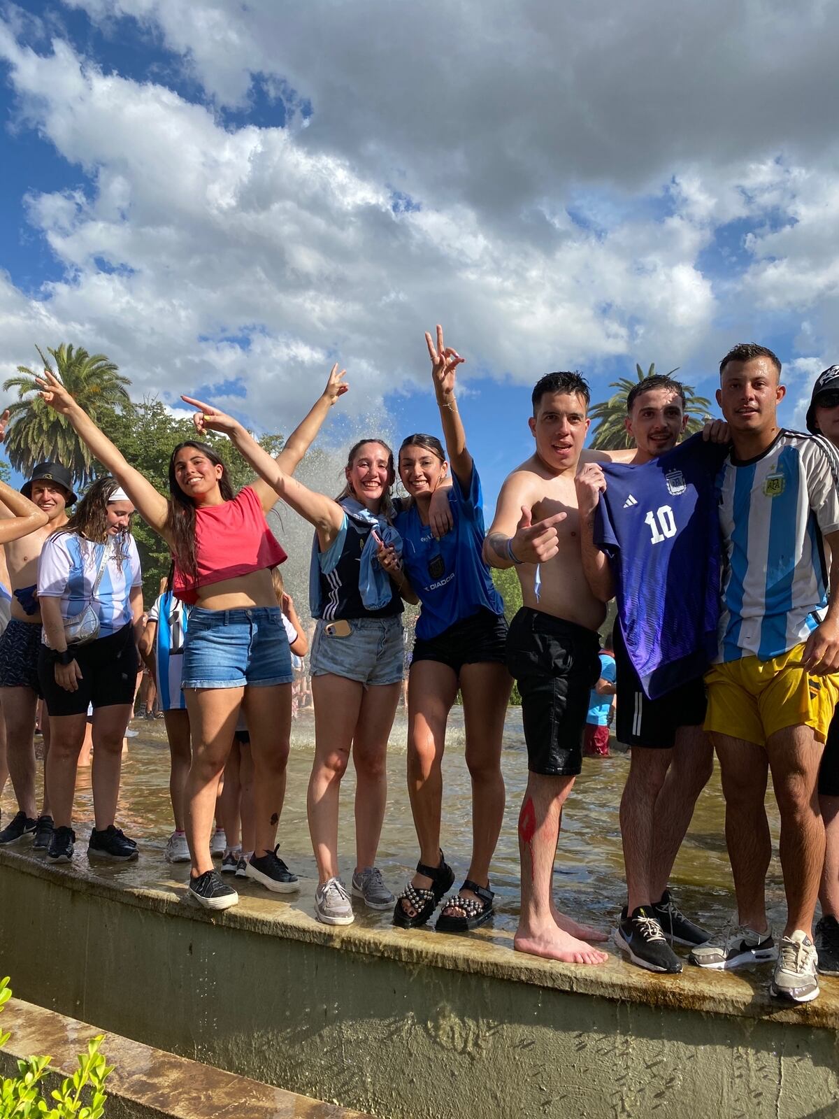 Así fueron los festejos en Tandil tras la consagración de Argentina.