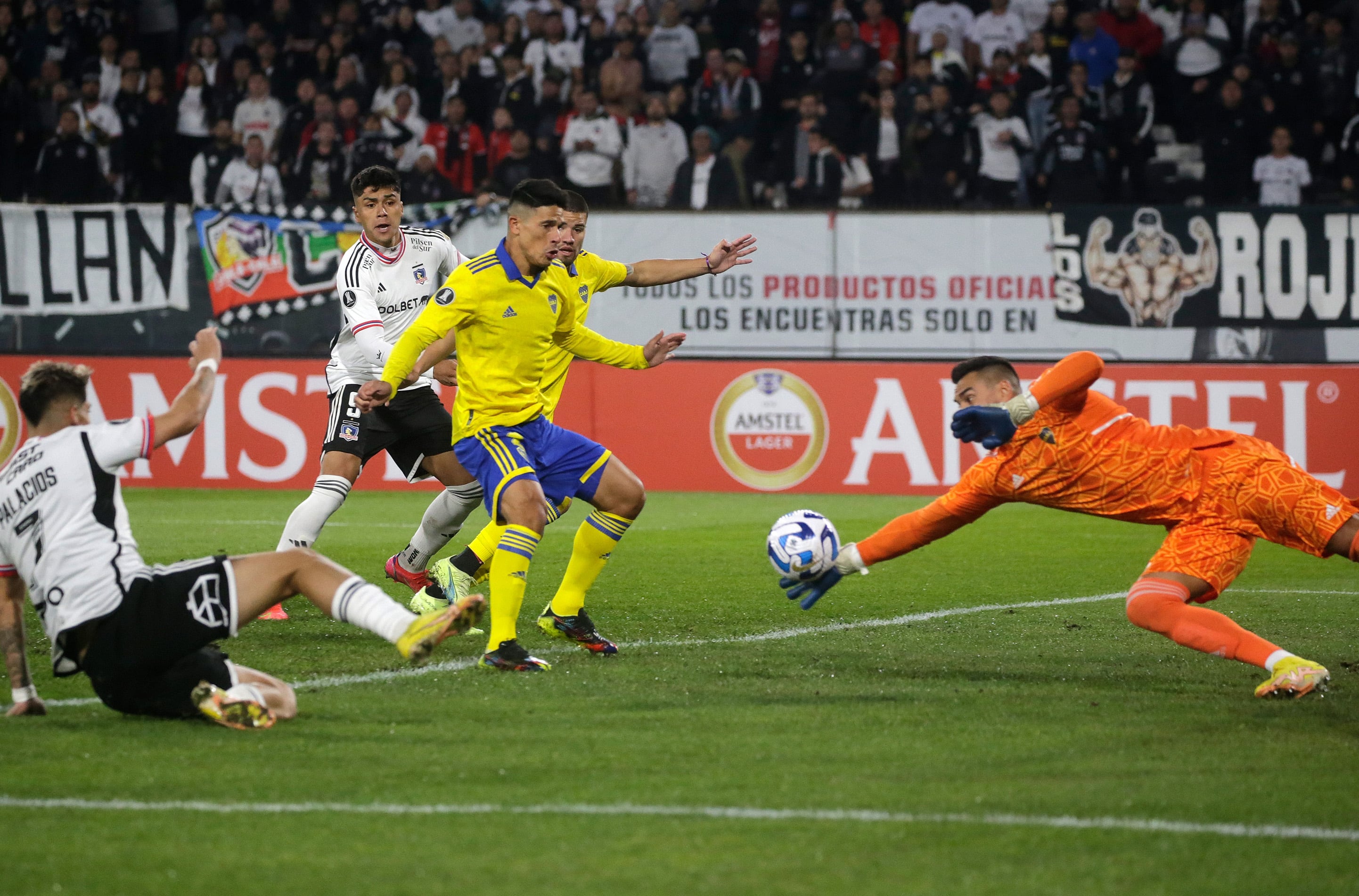 Boca visitó a Colo Colo por la Copa Sudamericana. (Fotobaires)