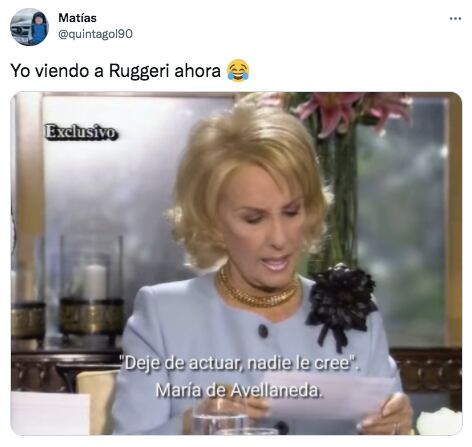 Los memes del enojo de Oscar Ruggeri.