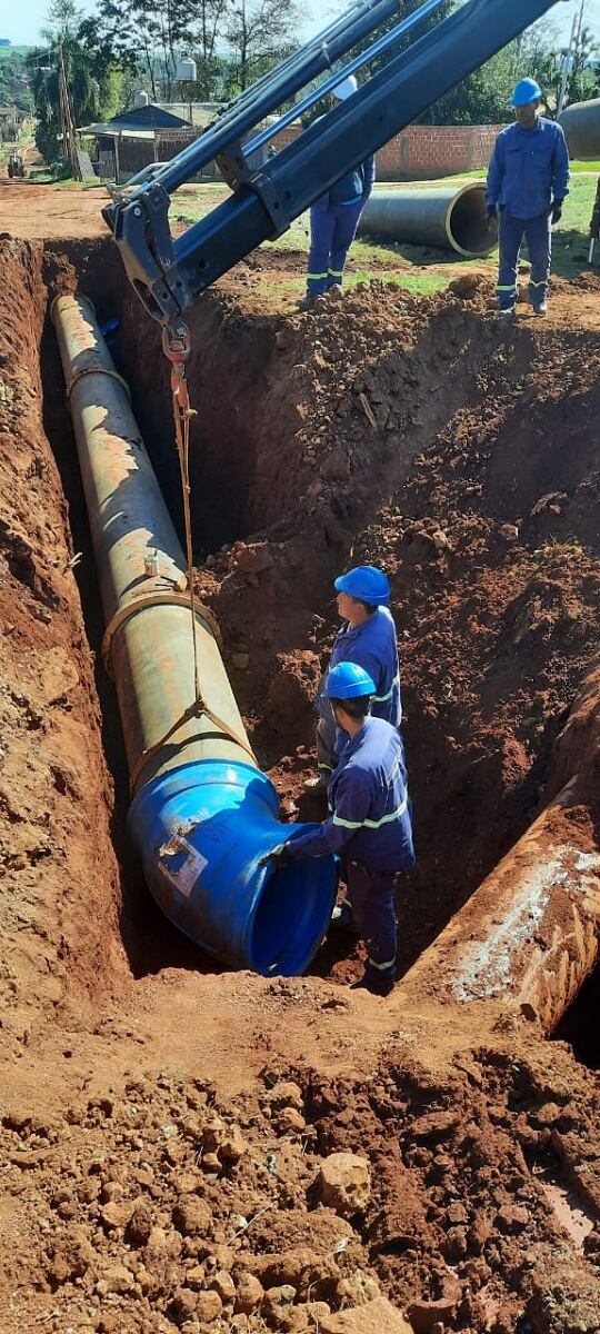 Se mantienen la ejecución de la obra de agua potable para la ciudad de Puerto Iguazú.