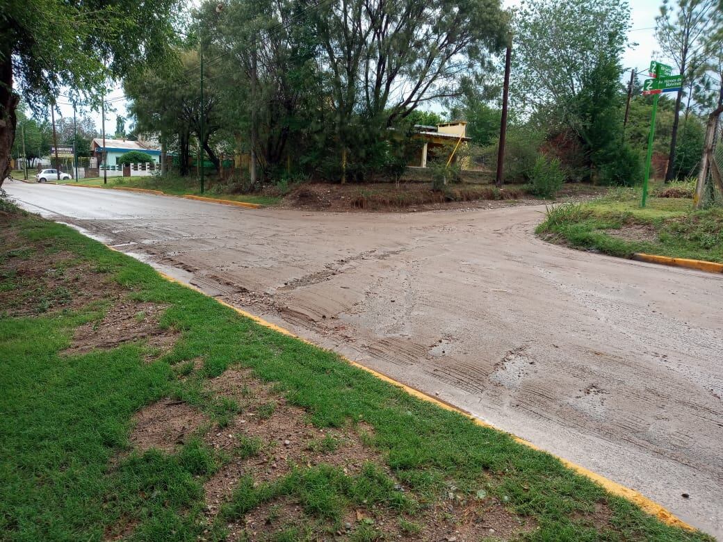 San Antonio de Arredondo tras las recientes lluvias.