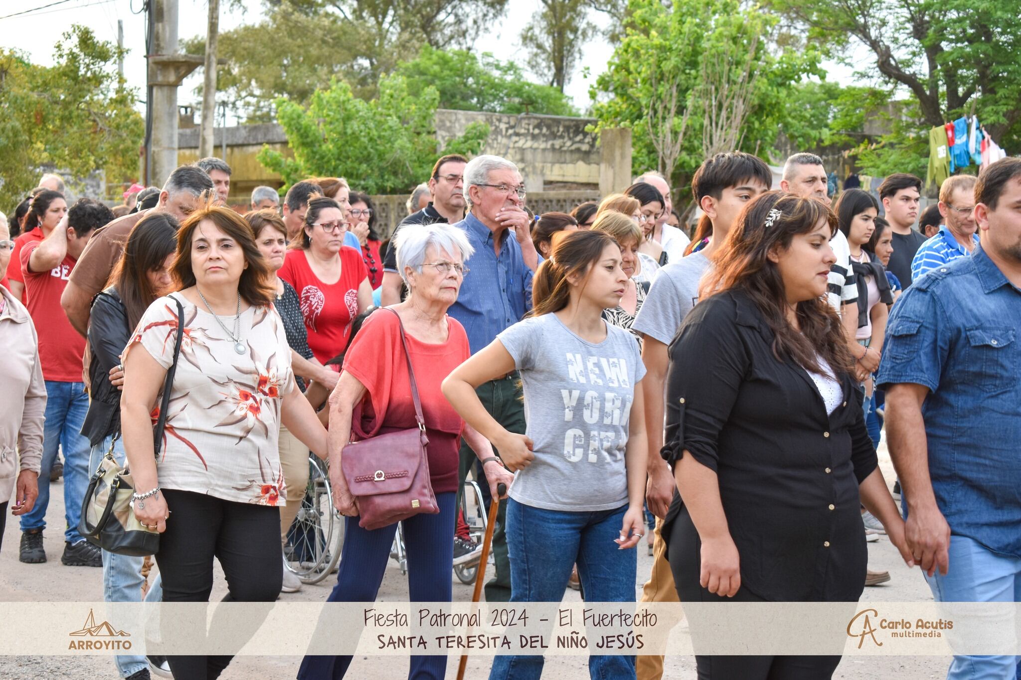 Misa y procesión en honor a Santa Teresita El Fuertecito