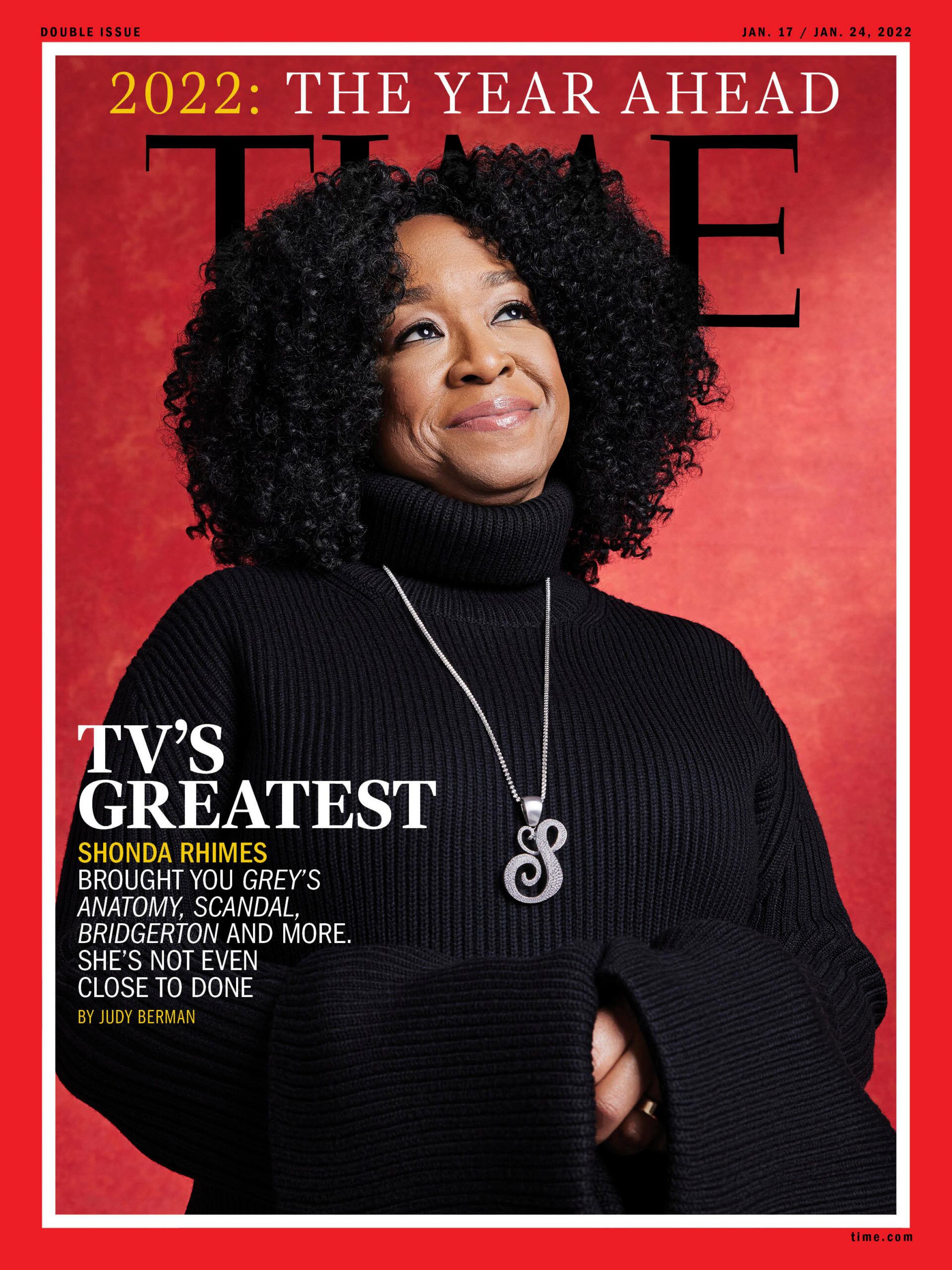 Shonda Rhimes para la revista Time