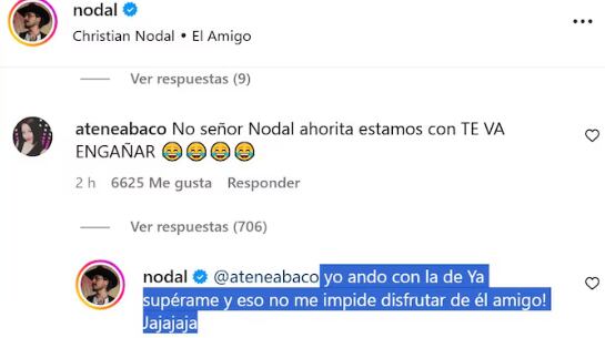 El polémico comentario de Christian Nodal para Cazzu.