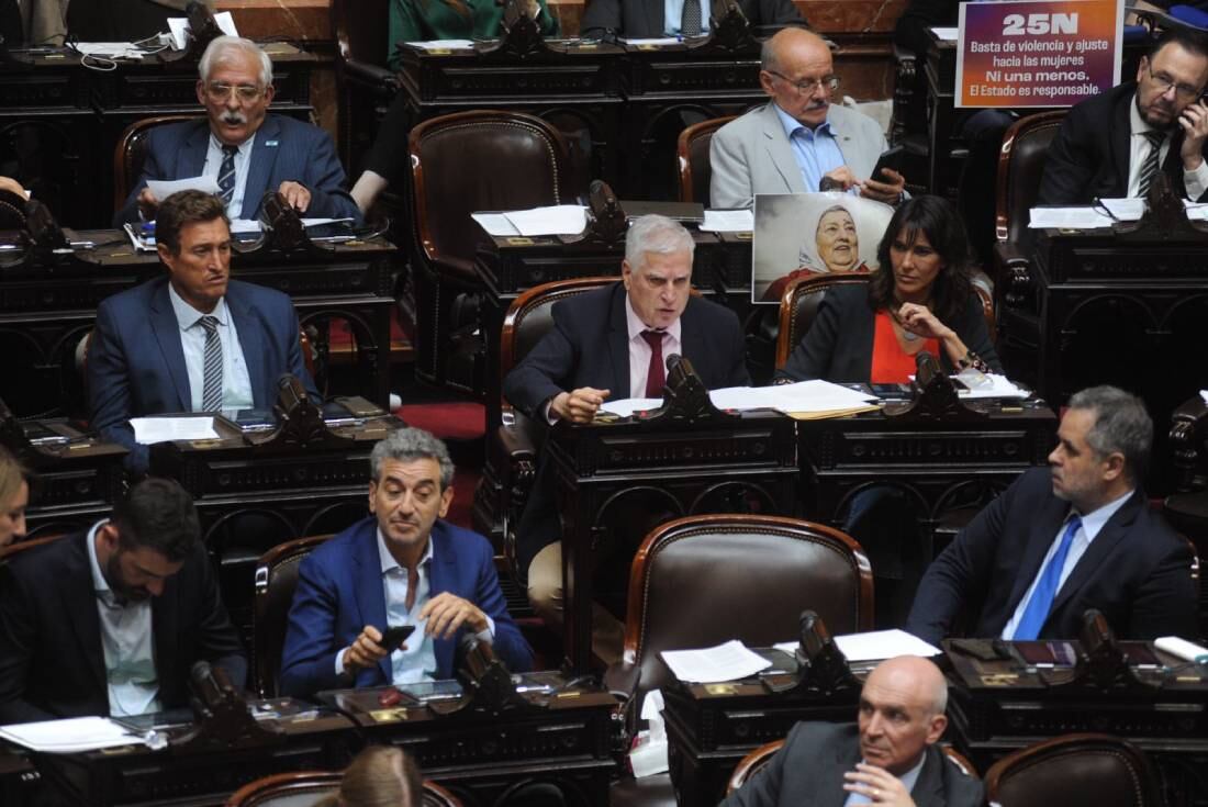 Carlos Gutiérrez, en la votación en Diputados por el predio La Perla (La Voz).