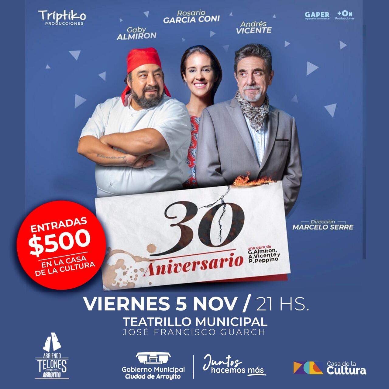 30 aniversario llega a Arroyito