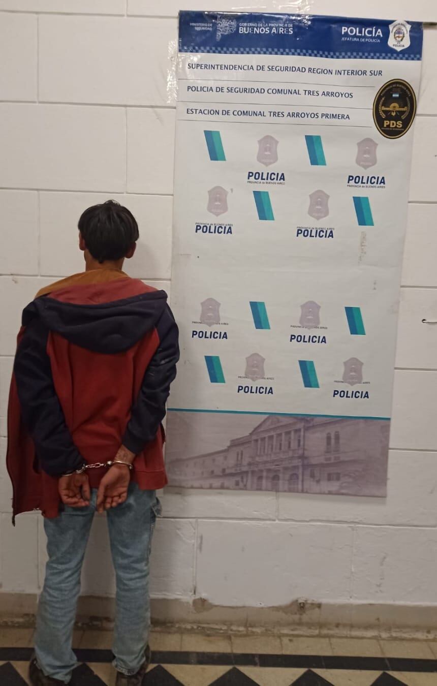 Cuatro detenidos por hurtar elementos del interior de una camioneta