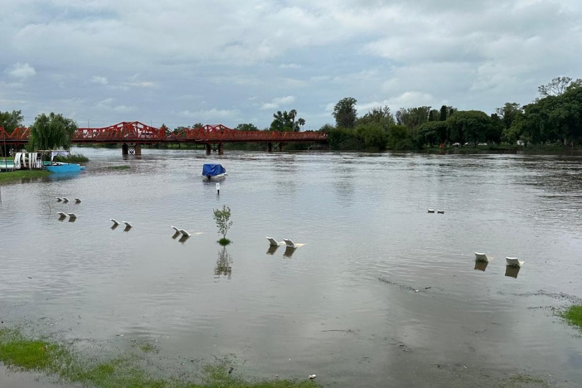 Creciente del río Gualeguaychú