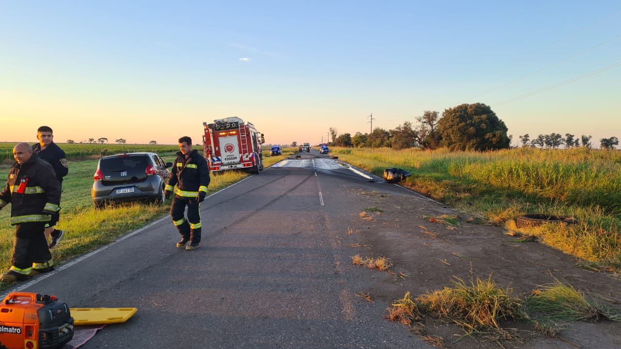 Accidente fatal entre Villa Concepción del Tío y Balnearia ruta 3