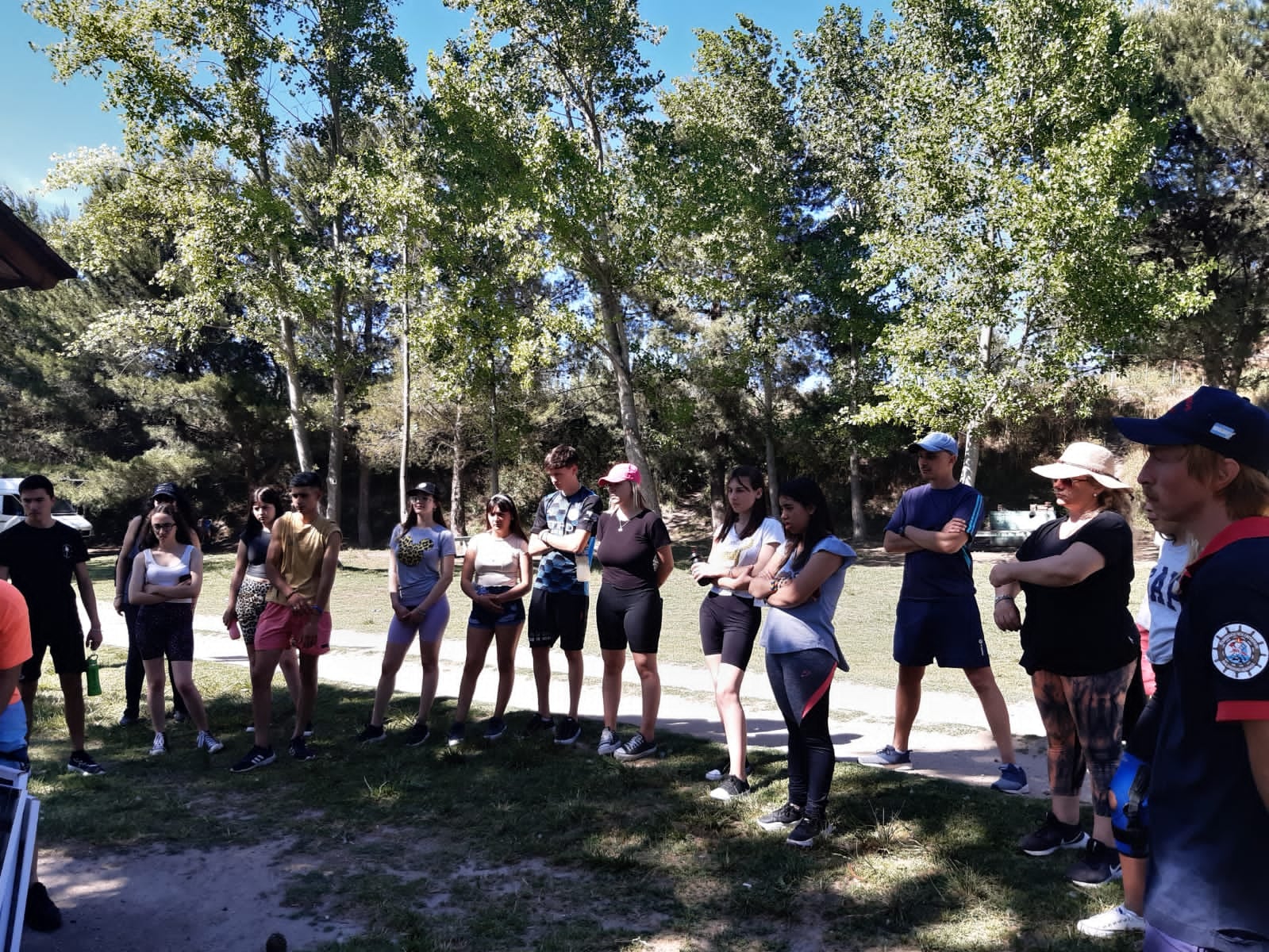 Visita al Puente Viejo de Quequén de alumnos de 5to año de la Secundaria Nº 4