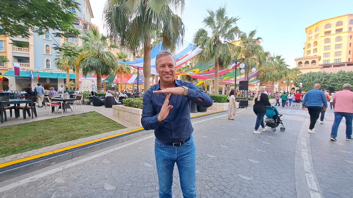 Mundial de Qatar 2022: Andrés Fassi, con amores repartidos en el Argentina-México y una foto que armó revuelo