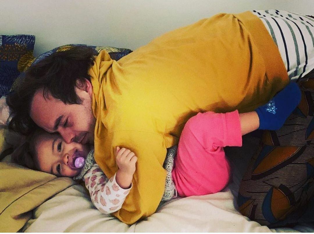 Con esta foto Benjamín celebró el cuarto cumpleaños de Rita