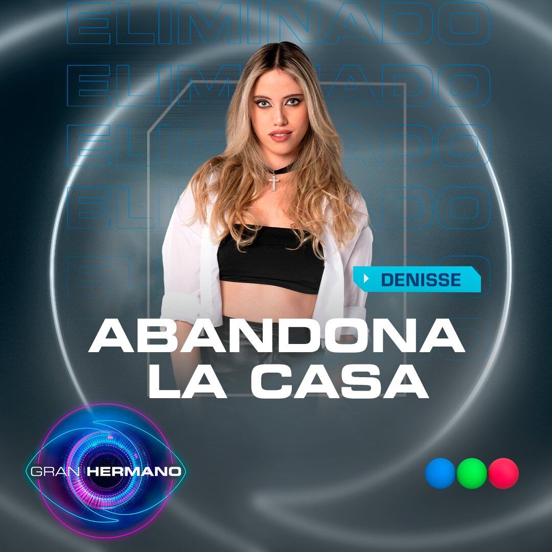 Denisse es la nueva eliminada de Gran Hermano 2024