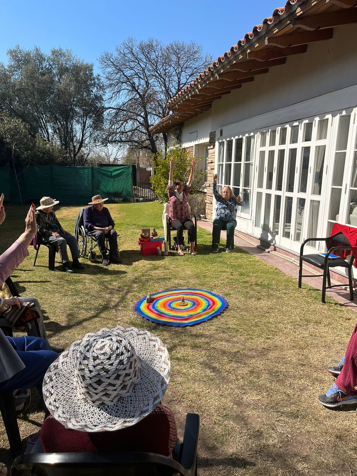 A pesar de los días difíciles. todos pudieron salir adelante en el geriátrico.