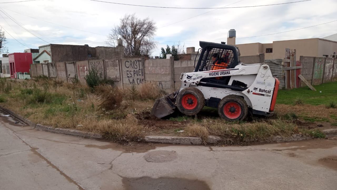 Trabajos semanales de la Coordinación de Higiene Urbana de Tres Arroyos