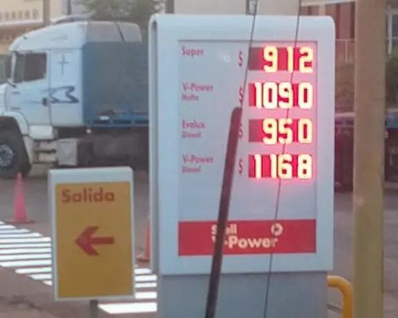 Estación de servicio de Shell en Montecarlo.