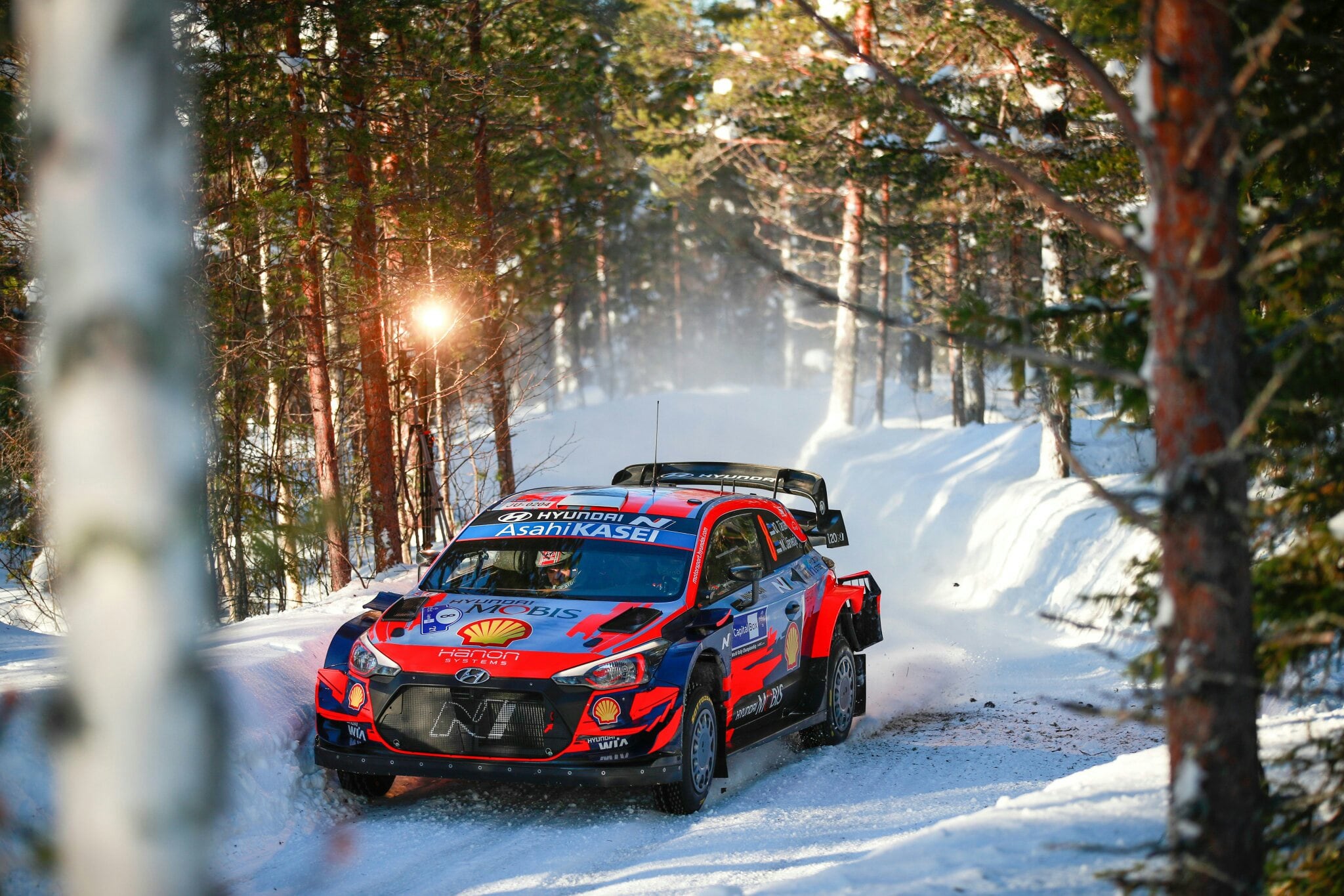 Tanak, en su Hyundai i20 Coupe WRC.