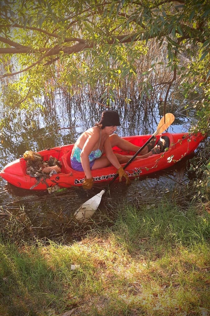 Limpieza y reciclaje en el Lago Güemes